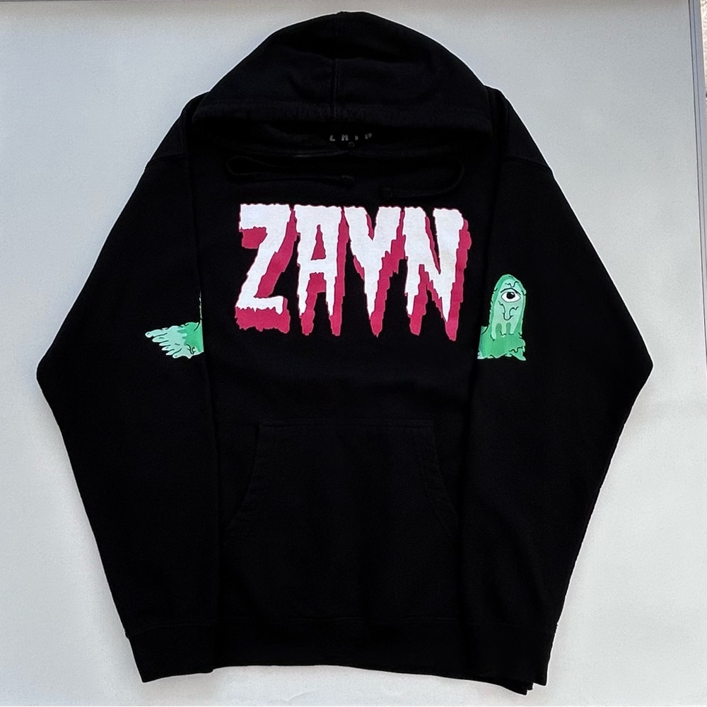 Zayn Malik Horror Theme Zombie Graphic Hoodie Men’s Large Officially Licensed